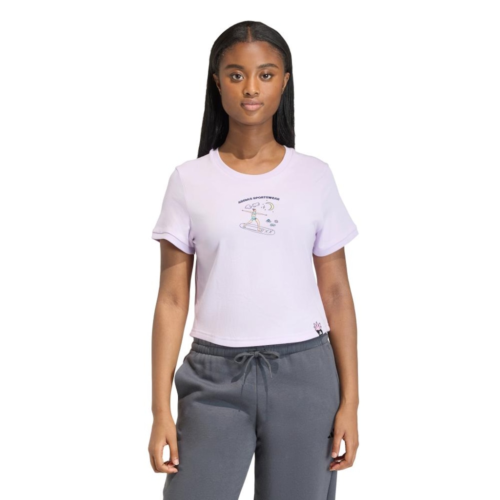 Camiseta adidas Doodle 2 Feminina