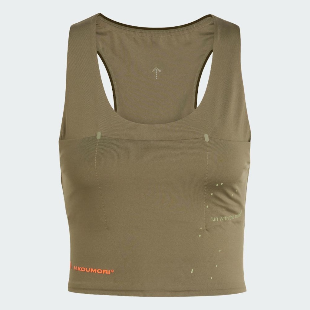 Top adidas Adi365 H.Koumori Running Crop Feminino | Centauro