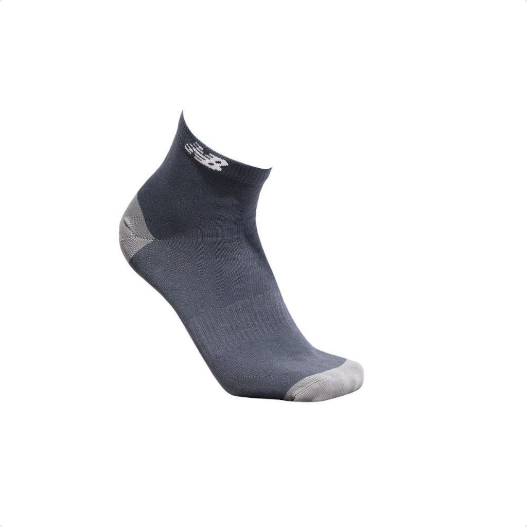 Meias New Balance Cano Curto Malha Lisa Adulto