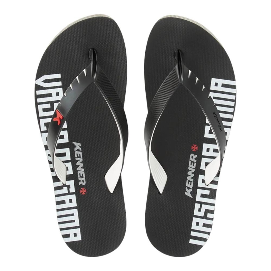 Chinelo Kenner Red Collab Vasco Da Gama Masculino