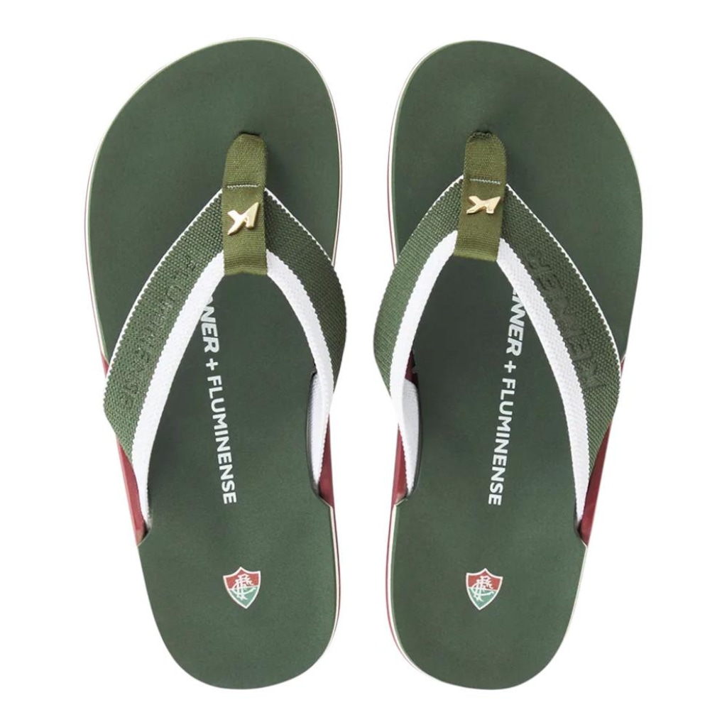 Chinelo Kenner Collab Fluminense Nk6 Pro Masculino