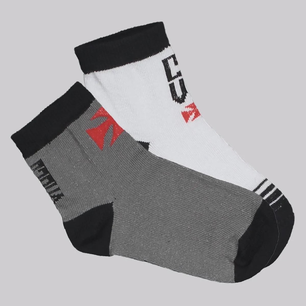 Meia Cano Médio Do Vasco Escudo - 2 pares - Infantil