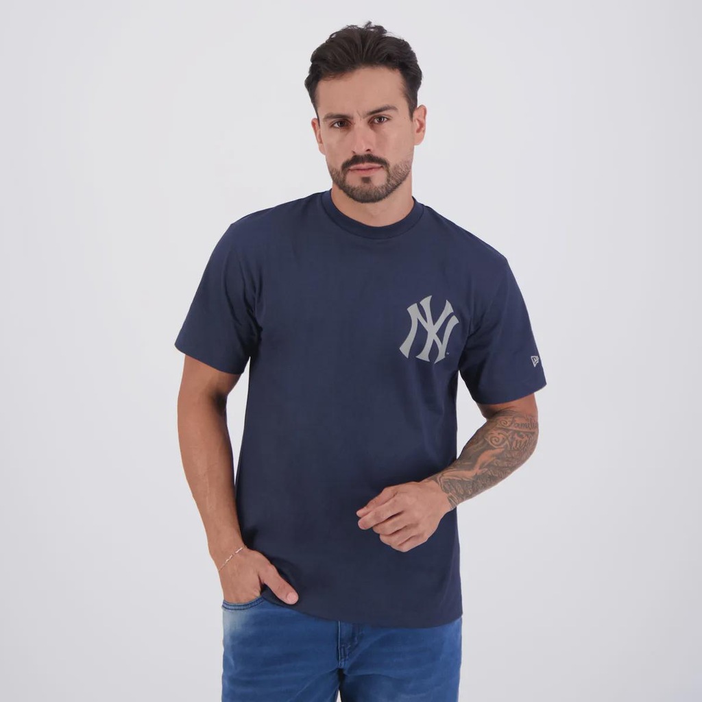 Camiseta New Era MLB New York Yankees Reflect Masculina