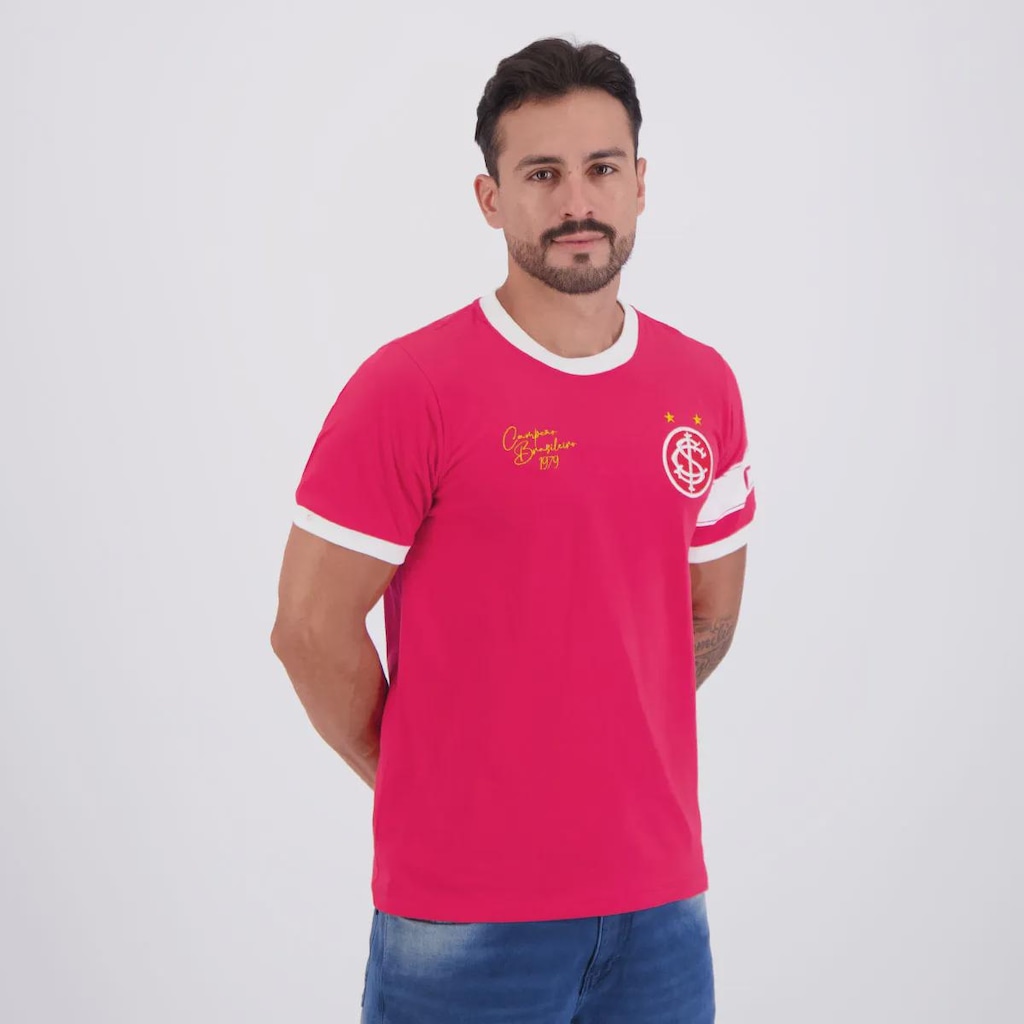 Imagem 2 do produto Camisa Do Internacional Retrô 1979 Capitão - FutFanatics - Masculina