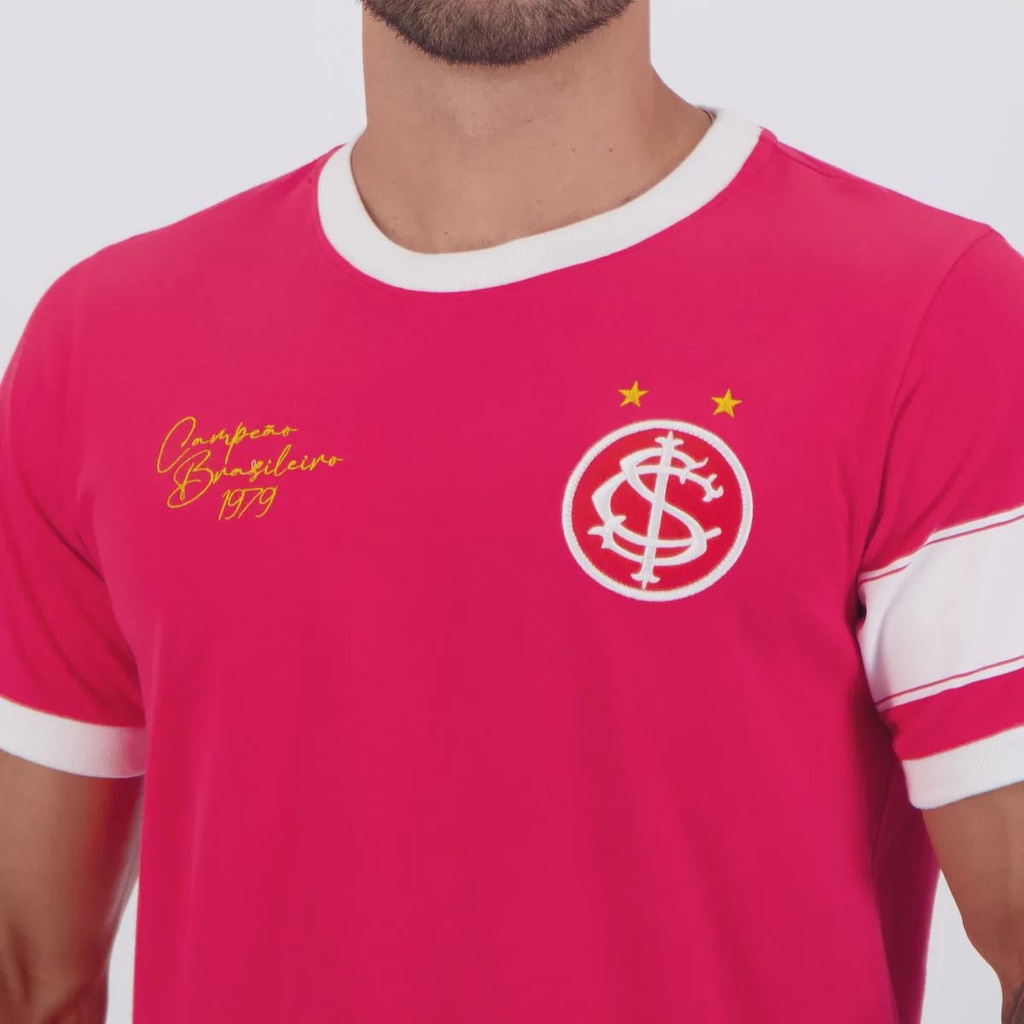 Imagem 5 do produto Camisa Do Internacional Retrô 1979 Capitão - FutFanatics - Masculina