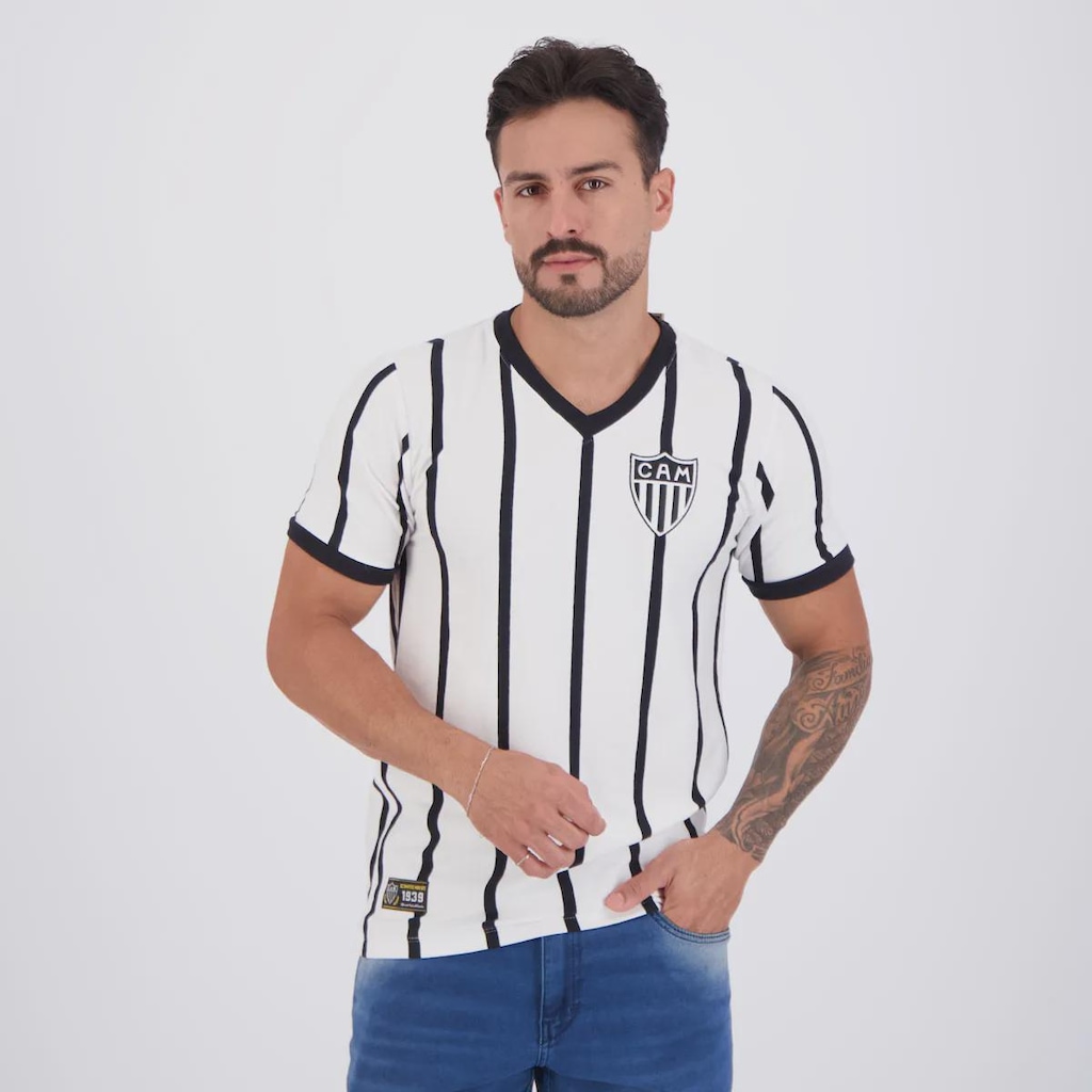 Camisa Do Atlético Mineiro Retrô 1939 - FutFanatics - Masculina