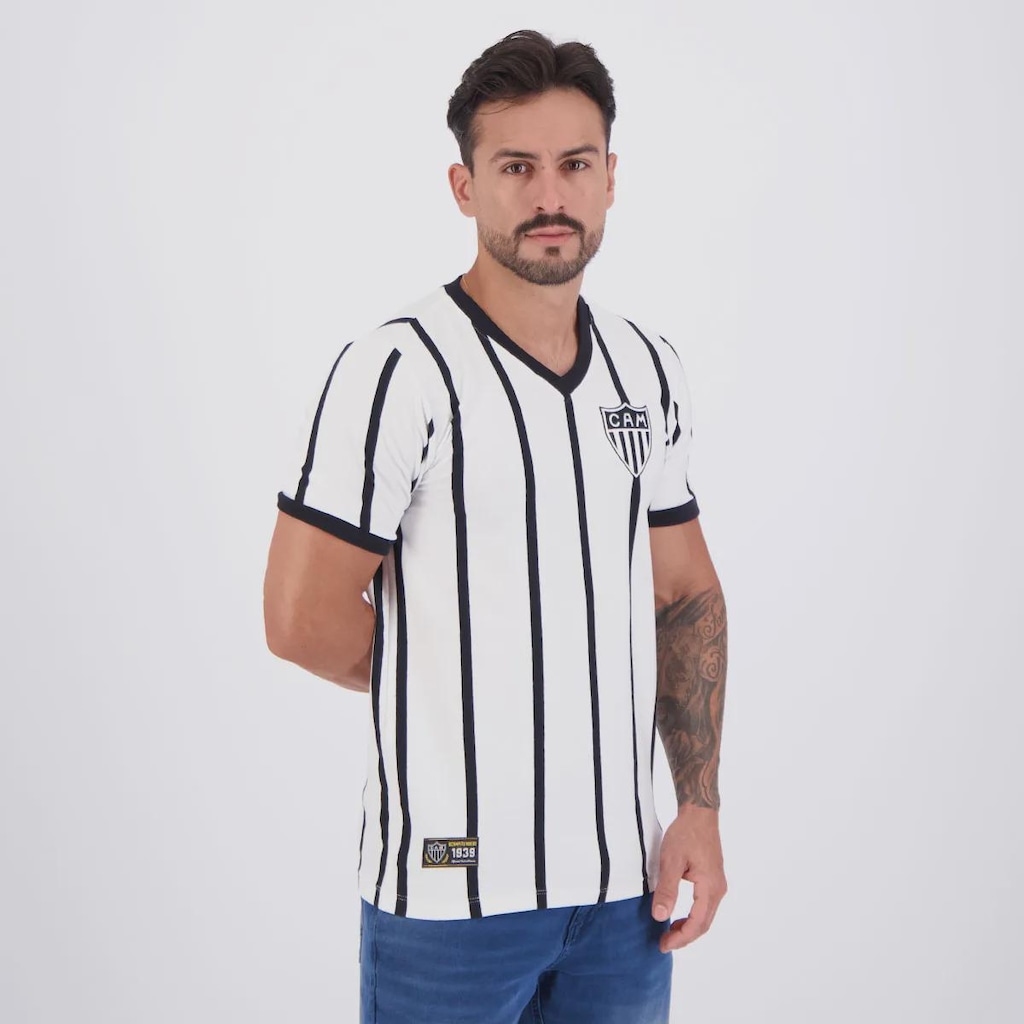Imagem 2 do produto Camisa Do Atlético Mineiro Retrô 1939 - FutFanatics - Masculina