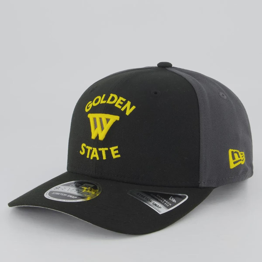 Boné Aba Curva New Era NBA Golden State Warriors 970SS Unissex