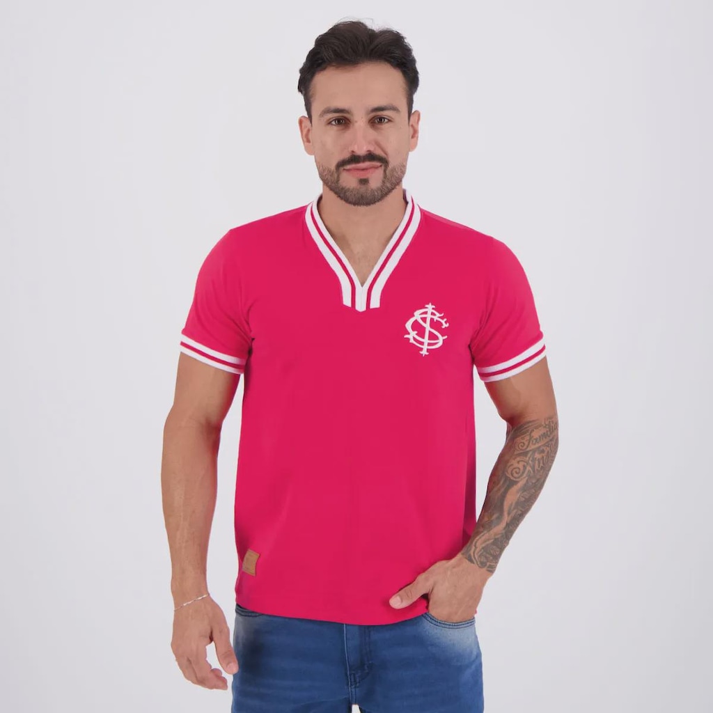 Camisa Do Internacional Vintage - FutFanatics - Masculina