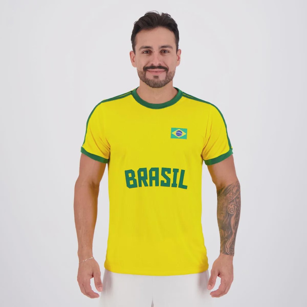 Camisa Brasil Dry Basic Masculina