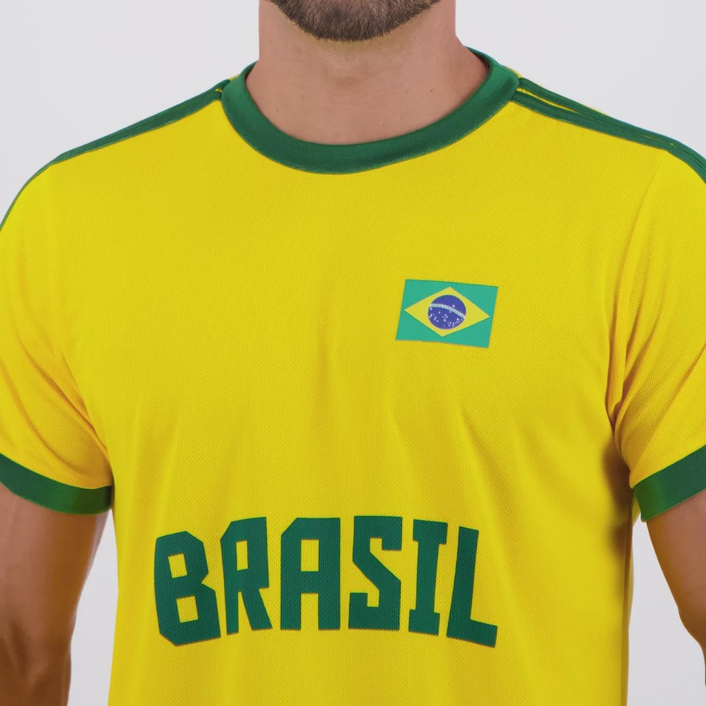 Imagem 5 do produto Camisa Brasil Dry Basic Masculina