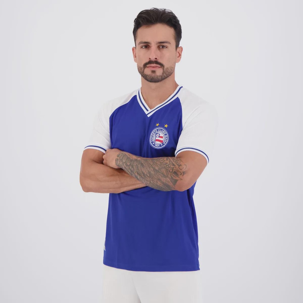 Imagem 3 do produto Camisa Bahia Retrô Raglan Masculina