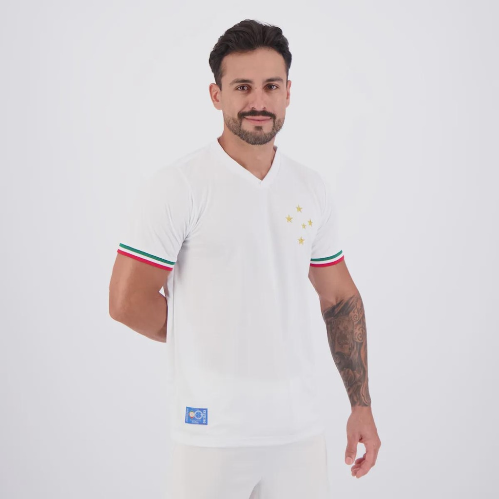 Imagem 2 do produto Camisa Do Cruzeiro Retrô Palestra Masculina
