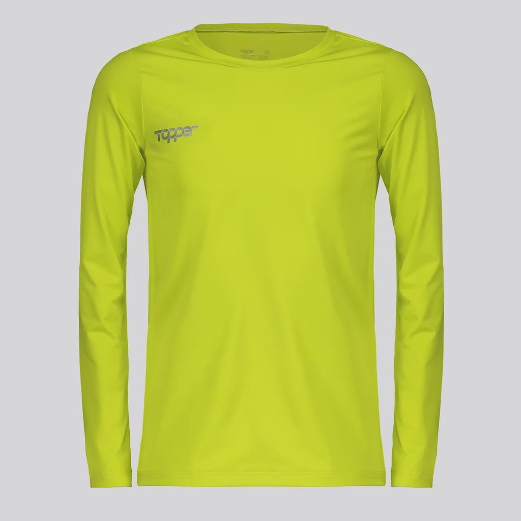 Camiseta Térmica Topper Classic Manga Longa Infantil