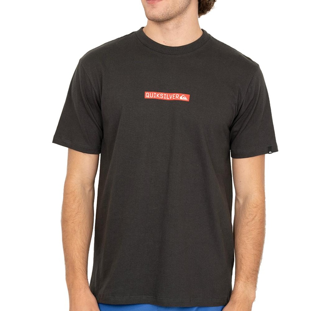 Camiseta Quiksilver Clicker Logo DNA SM26 Masculina