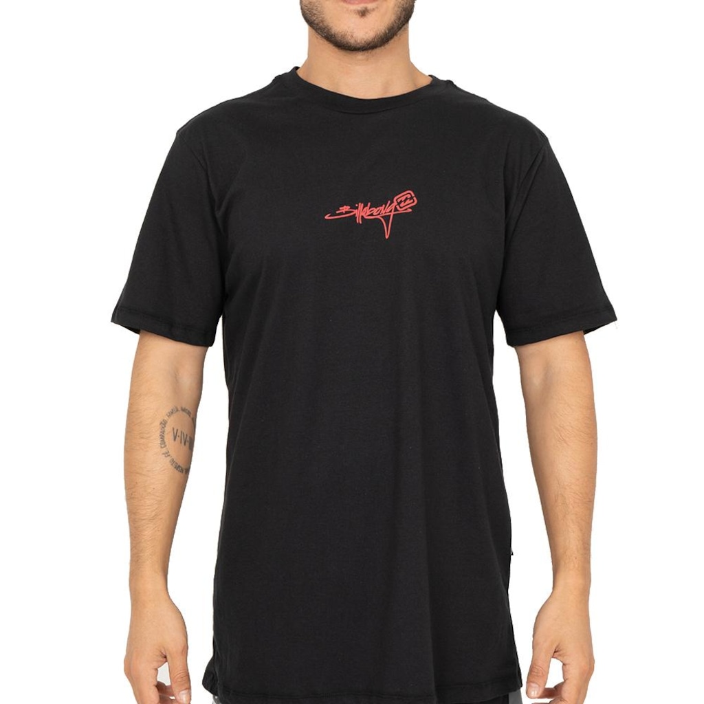 Camiseta Billabong Bracket Script SM26 Masculina