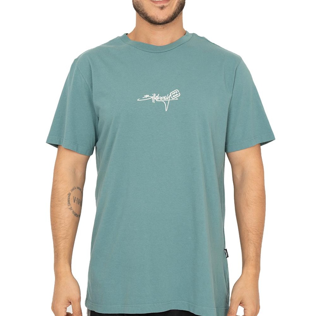 Camiseta Billabong Bracket Script SM26 Masculina