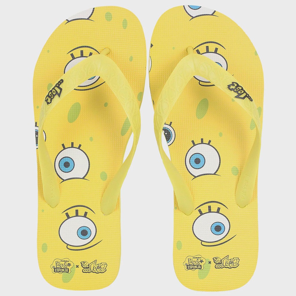 Chinelo Lost x Bob Esponja Masculino