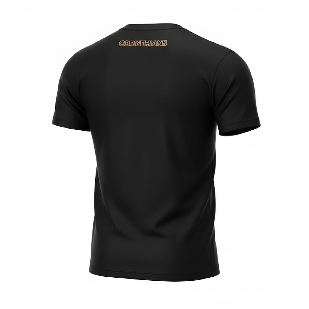 Imagem 4 do produto Kit 3 Camisetas Corinthians Algodão Bordado Coimbra - Masculina