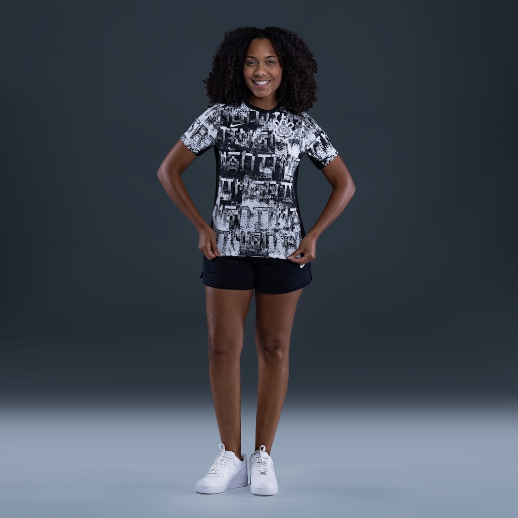 Imagem 2 do produto Camiseta Corinthians Nike 2026 Pré-Jogo Feminina