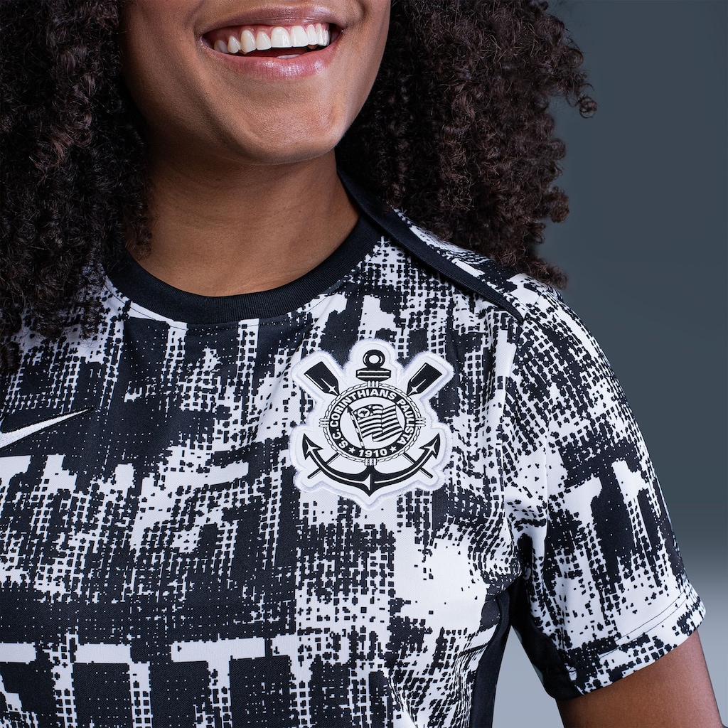 Imagem 3 do produto Camiseta Corinthians Nike 2026 Pré-Jogo Feminina