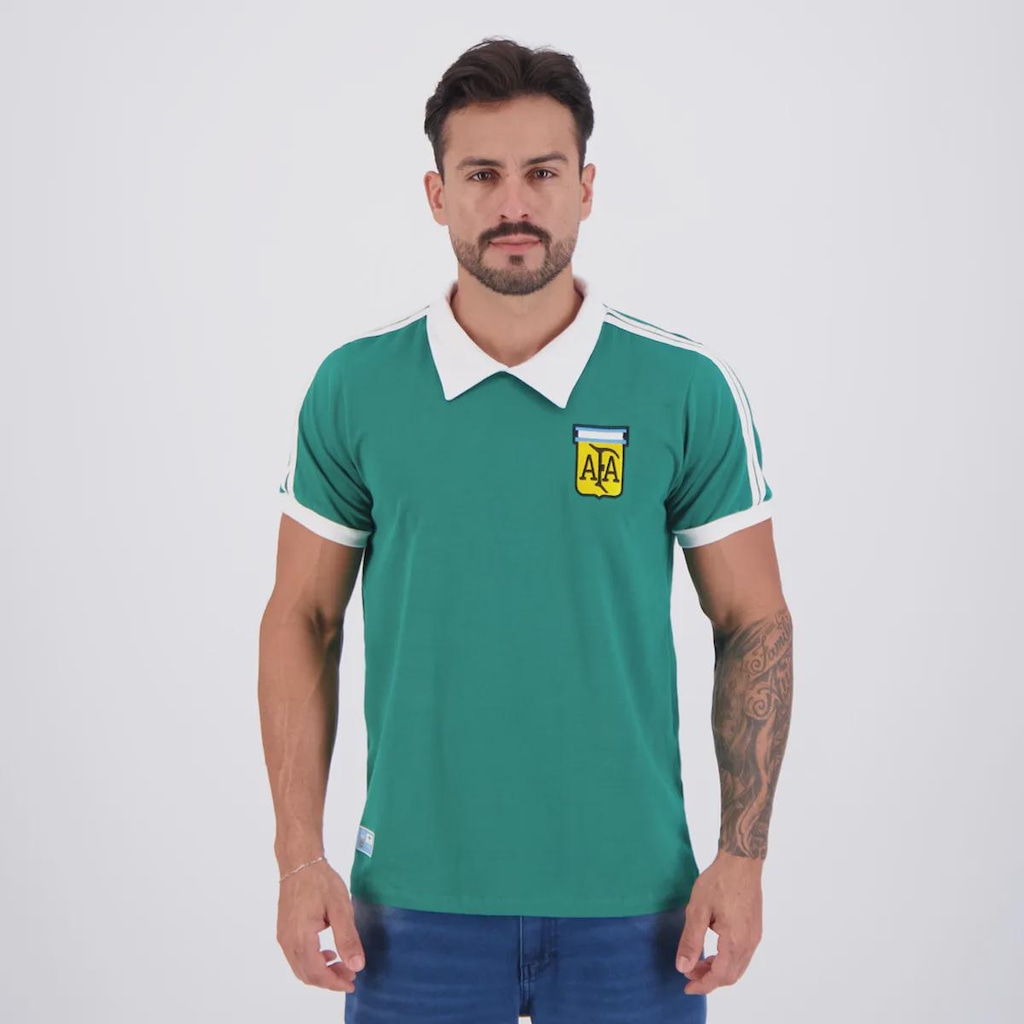 Camisa de Goleiro Argentina Retrô 1978 Masculina