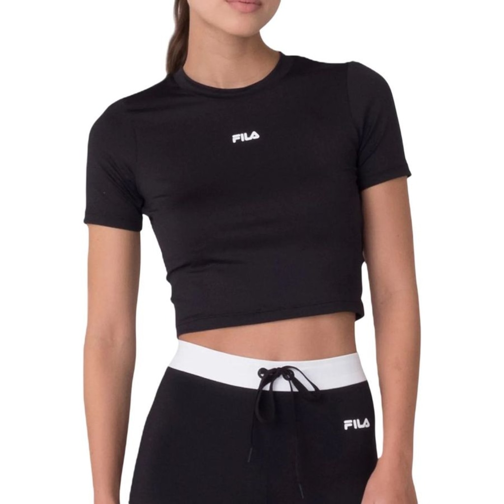 Camiseta Fila Cropped Essential Feminina