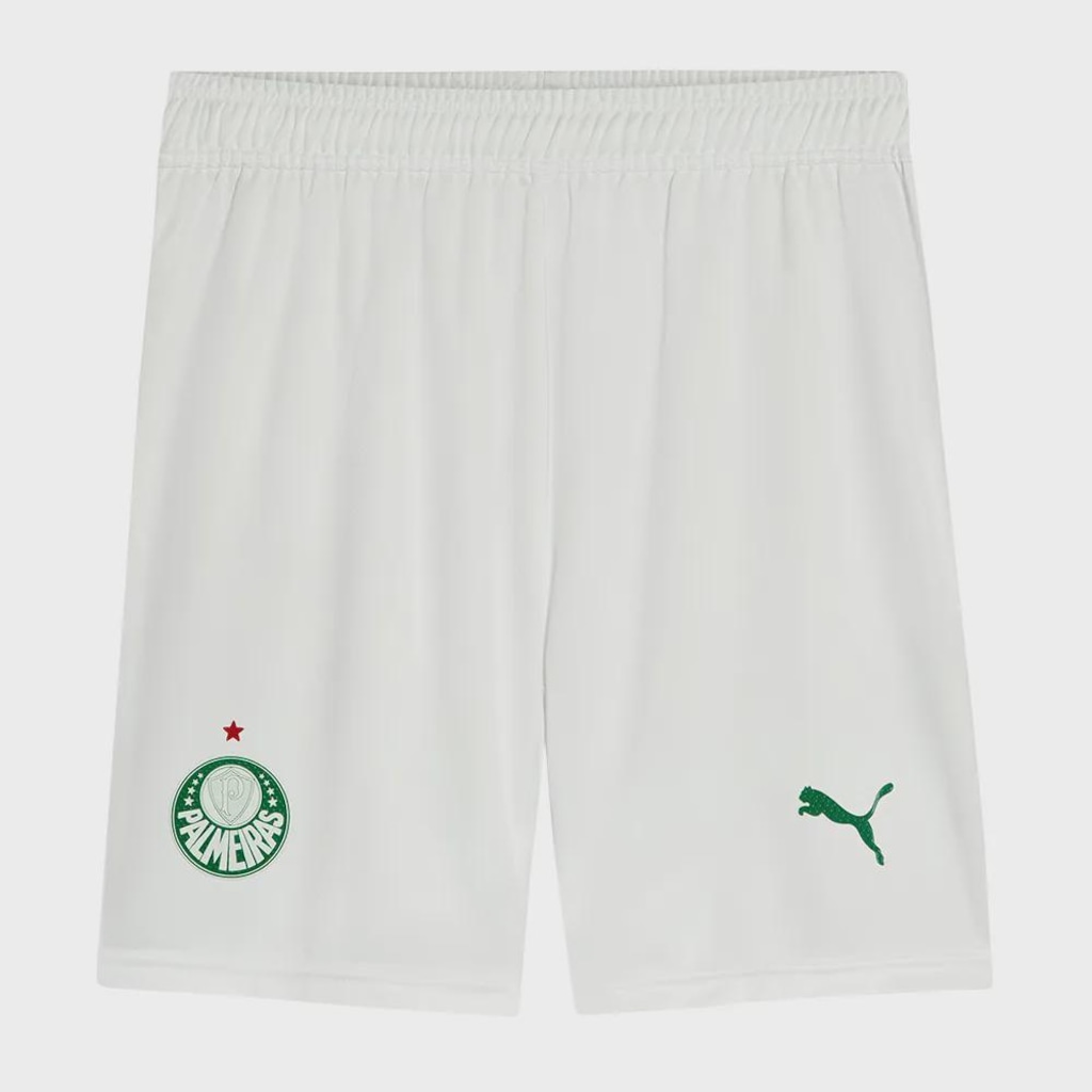 Calção Puma Palmeiras I 2025 Jogador Masculino