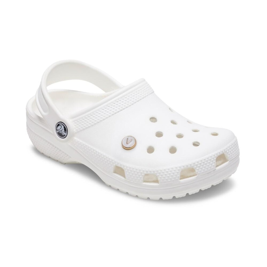Jibbitz Crocs Letra V Perolizada