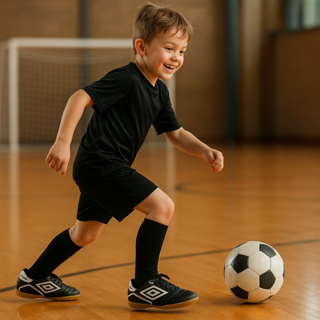 Imagem 2 do produto Chuteira Futsal Infantil Umbro Manchester Jr