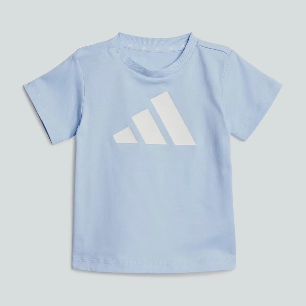 Imagem 2 do produto Conjunto adidas 3 Stripes Big Logo T-Set 160 Infantil