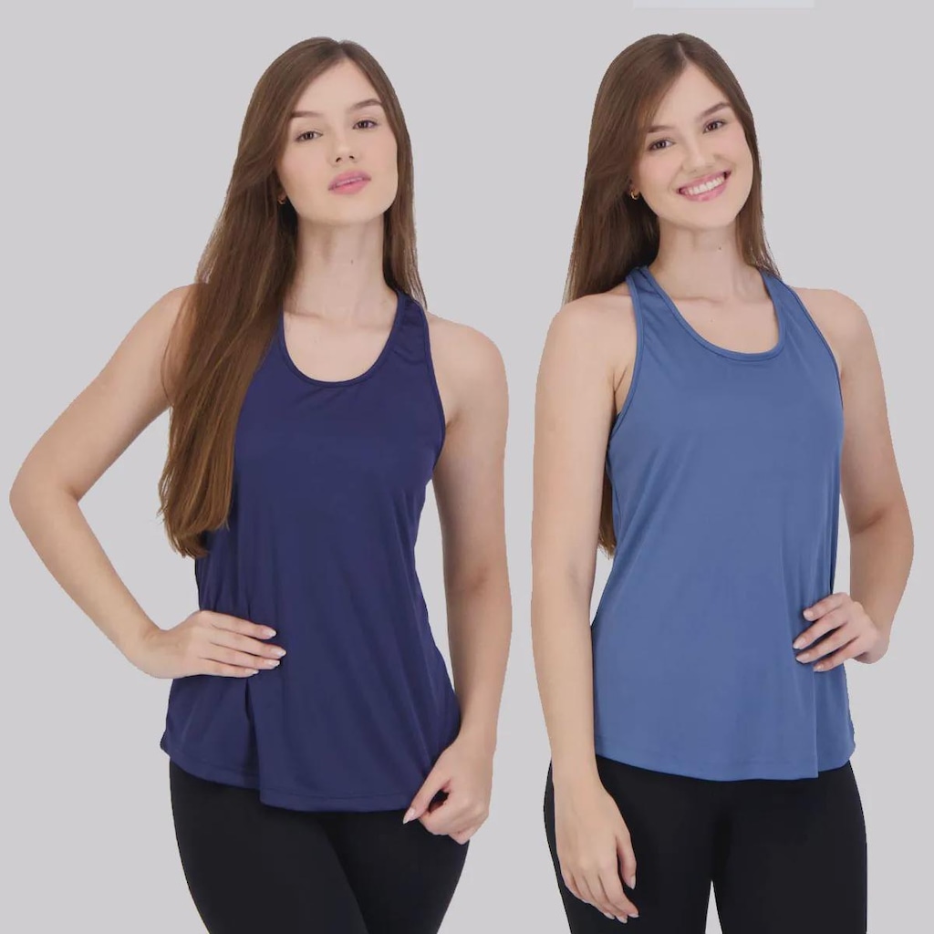 Camiseta Regata Area Bio New Bio - 2 unidades - Feminina