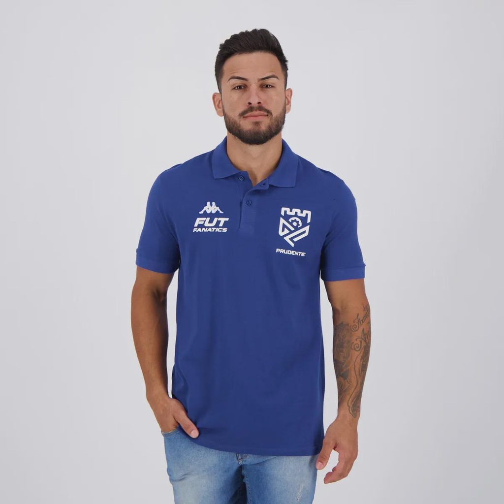 Camiseta Polo Do Grêmio Prudente Viagem 2020 Kappa Masculina