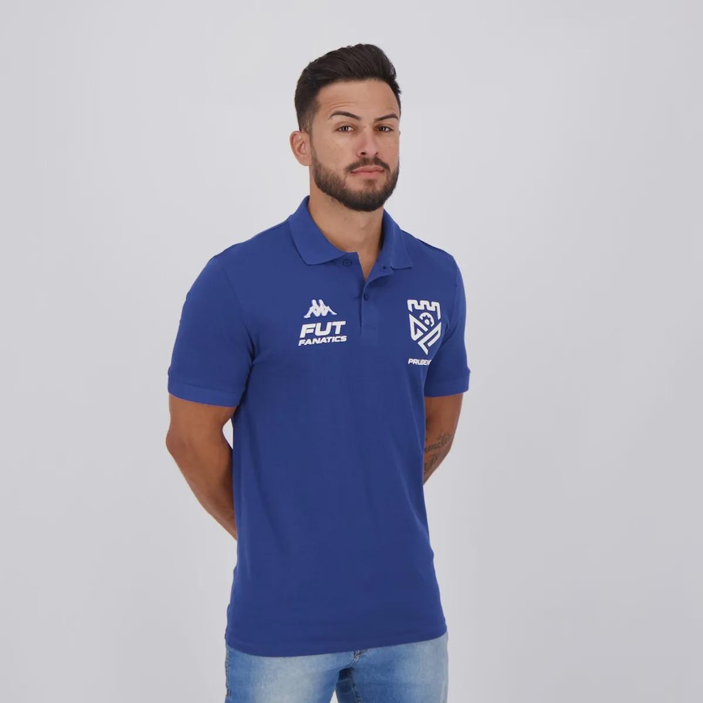 Imagem 2 do produto Camiseta Polo Do Grêmio Prudente Viagem 2020 Kappa Masculina