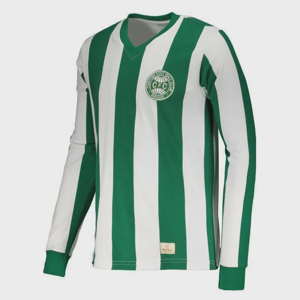 Imagem 2 do produto Camisa Do Coritiba Retrô 1985 Manga Longa Masculina