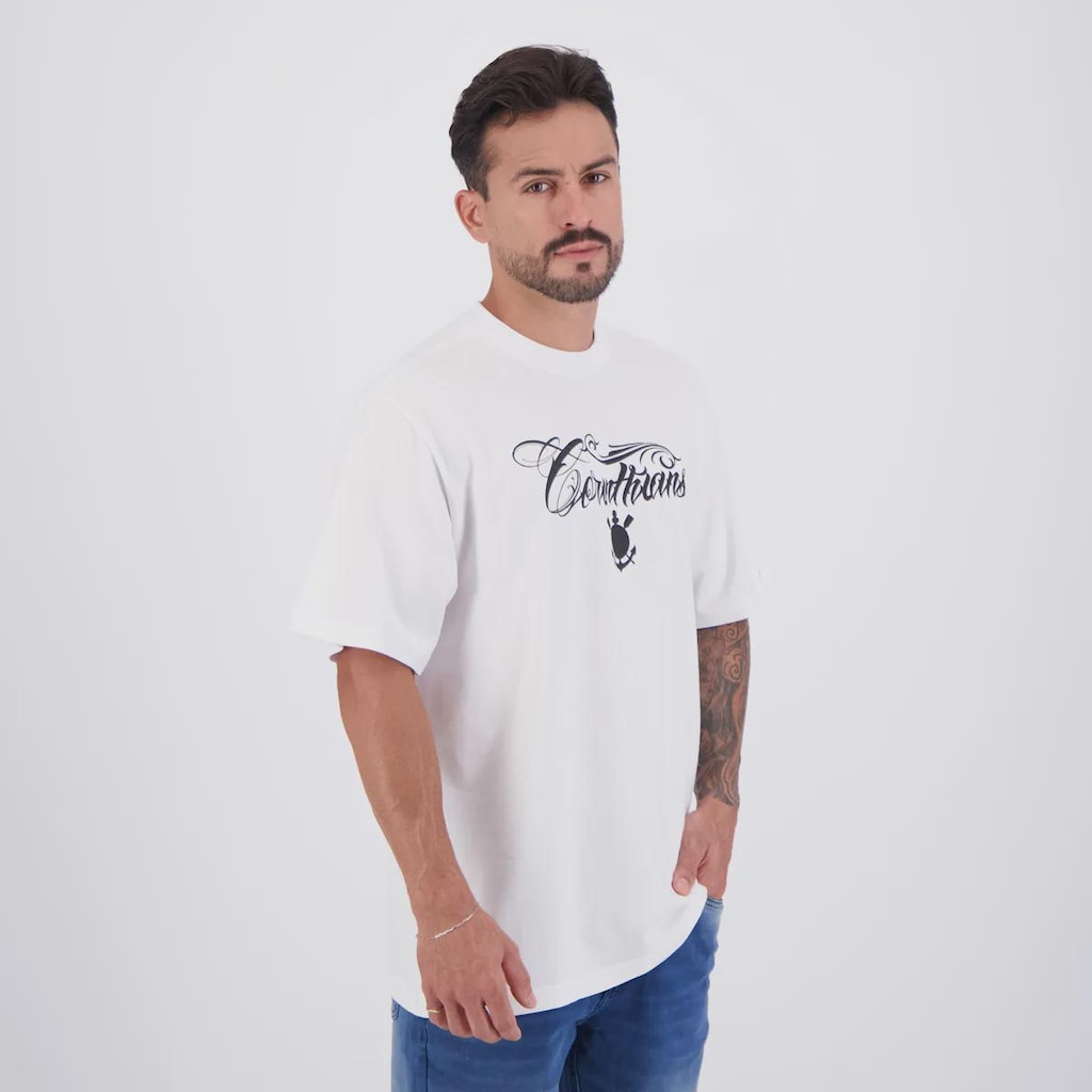 Imagem 2 do produto Camiseta Do Corinthians São Jorge Oversized Masculina