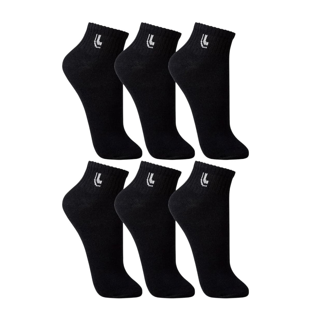 Lupo Meia 3223 Kit 6 Pares Cano Curto Tamanho 45-48