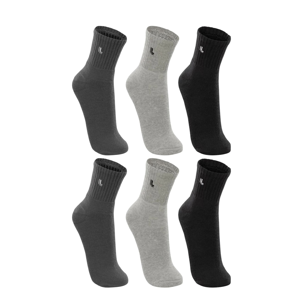 Lupo Meia 3245 Kit 6 Pares Cano Médio