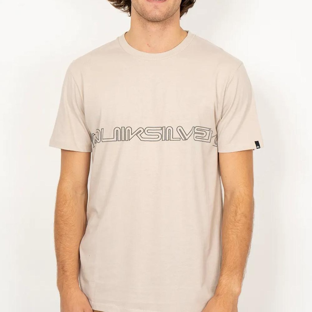 Camiseta Quiksilver Word Block Masculina