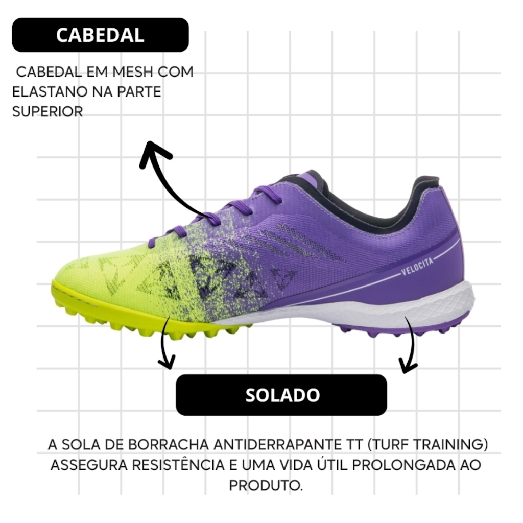 Imagem 3 do produto Chuteira Society Adulto Umbro Velocita Decimo Premier