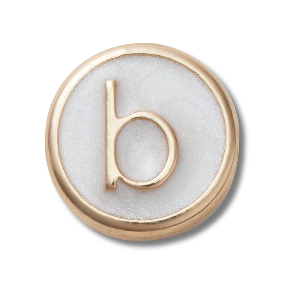 Jibbitz Crocs Letra B Pequena Perolizada