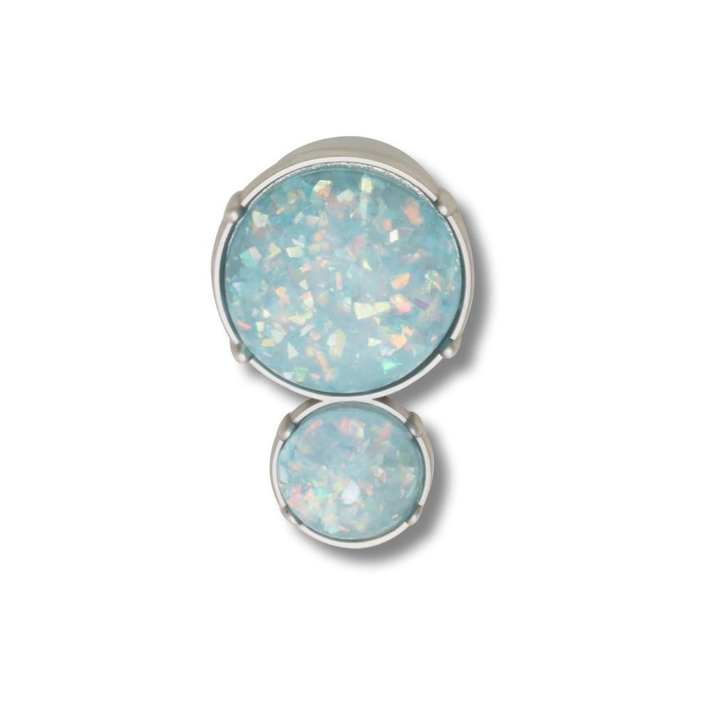 Jibbitz Crocs Meta Dupla Jóia Opalescente