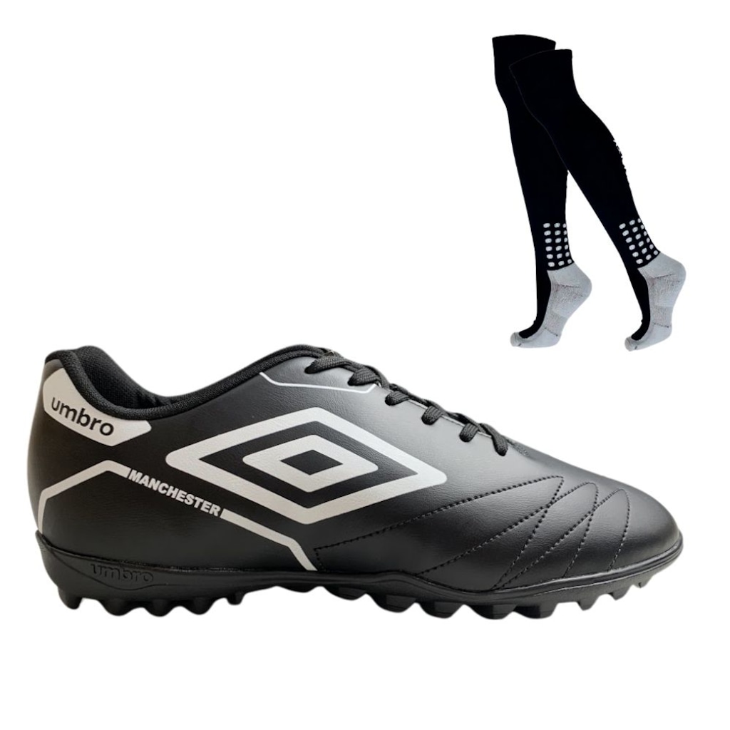 Kit Chuteira Society Adulto Umbro Manchester e Meião
