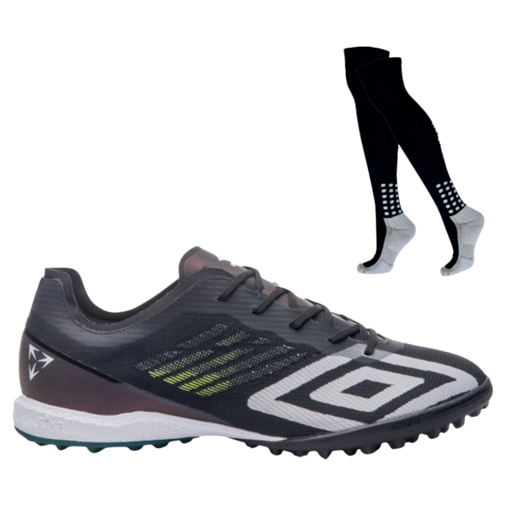 Kit Chuteira Society Umbro Velocita Premier + Meião - Adulto