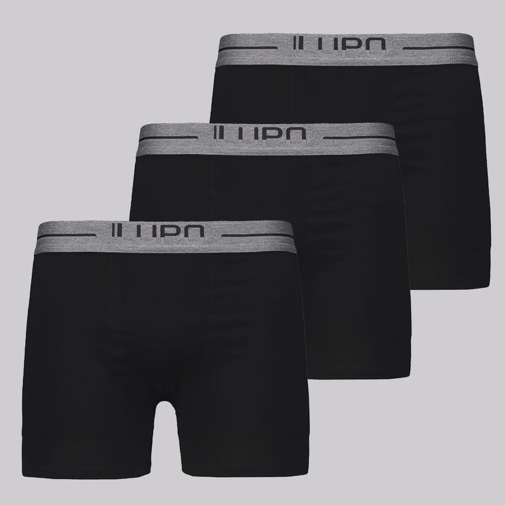 Kit de 3 Cuecas Boxer Lupo Anatomic Shape I Masculino