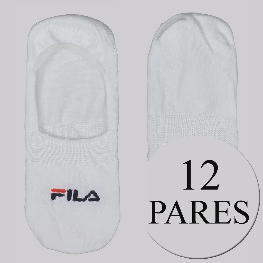 Kit Meia Fila 12 Pares Cano Invisível Unissex