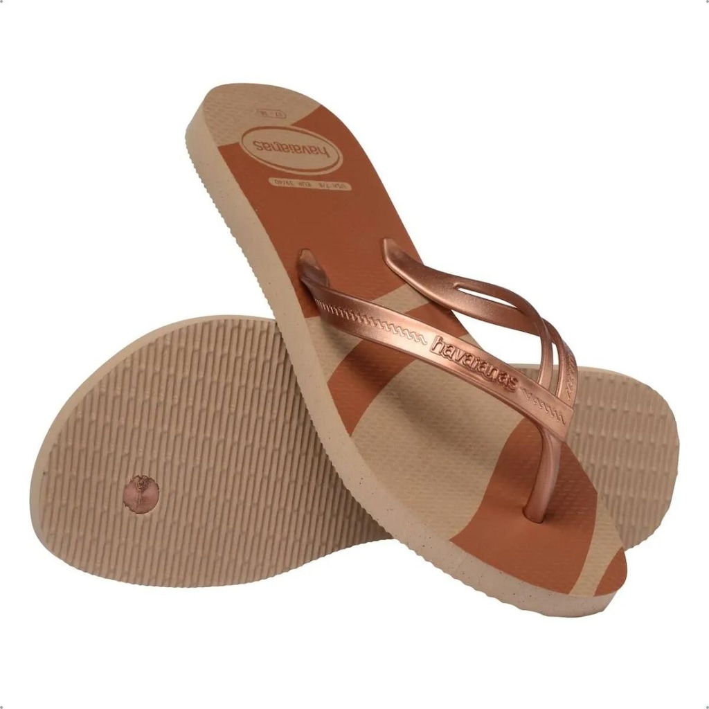 Imagem 5 do produto Chinelo Havaianas Elegance Print Metalizado Feminino