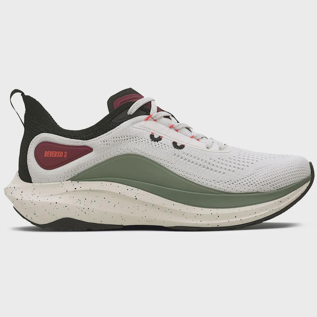 Tênis Olympikus Reverso 3 Masculino - Branco e Vinho