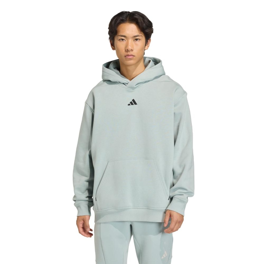 Blusão de Moletom com capuz Power Oversized Adidas Masculino
