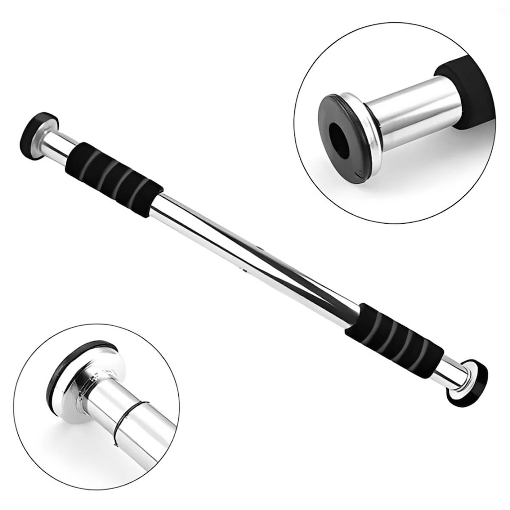 Imagem 3 do produto Barra de Porta Suporta até 100kg Adaptável até 130cm - MBFit